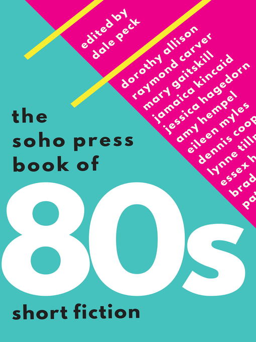 Cover image for The Soho Press Book of '80s Short Fiction